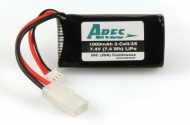 BATTERY LIPO 1000MAH 2-CELL/2S 7.4V 20C (GAMMA 370) AZSB10002S20T